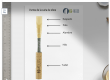 las partes de la caña del oboe
